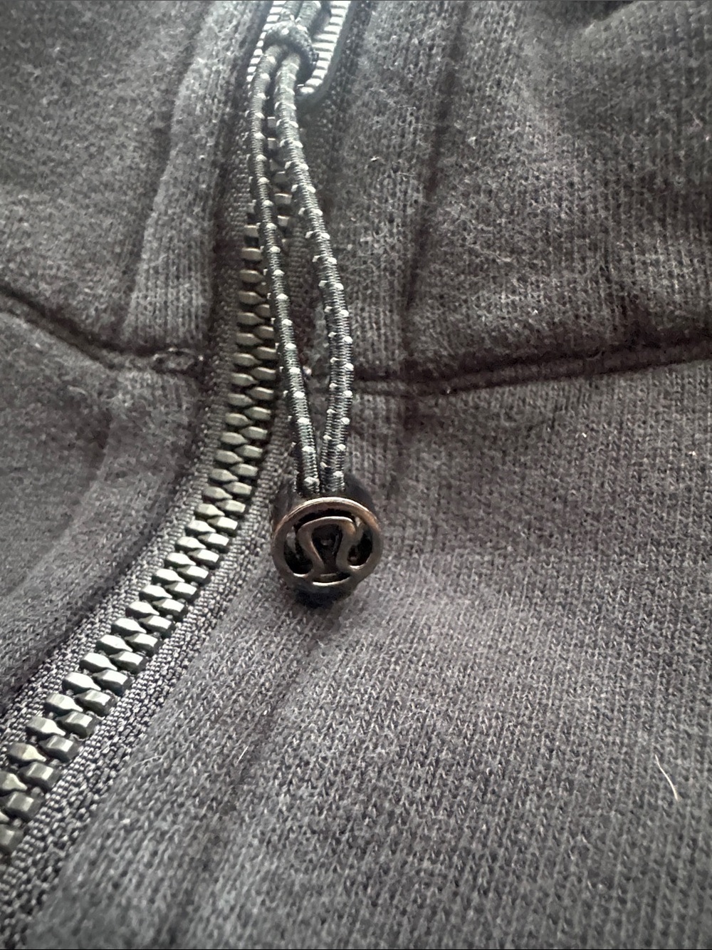 lululemon athletica Black Cropped Half-Zip Scuba Hoodie - Picture 2 of 3